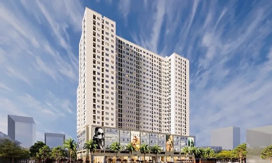 Phối cảnh Nhà ở xã hội Hạ Đình (ô N01)