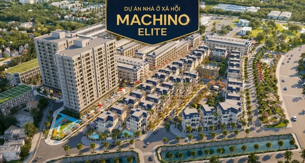 Phối cảnh Nhà ở xã hội Machino Phú Xuân (Machino Elite)